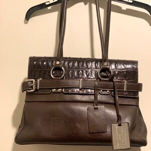 NEW ✨Genuine leather bag chocolate  brown